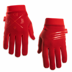 RAD mx fmx bmx glove in the collor red with red handpalms