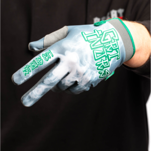 420 bmx glove with smoke em on finger