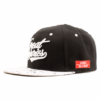 great injuries label snapback hat white black