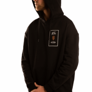 man with sunglasses and black oversized hoodie nine one one