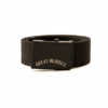 black canvas belt from great injuries with black buckle