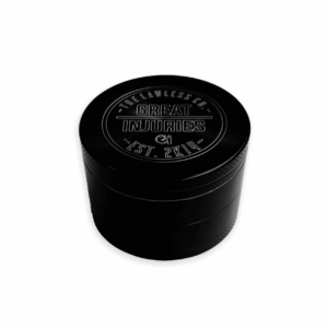 grinder in color black with great injuries logo